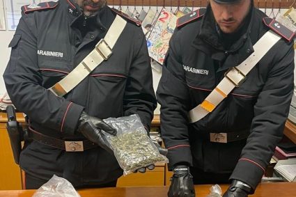 Mezzo chilo di marijuana sequestrato dai Carabinieri