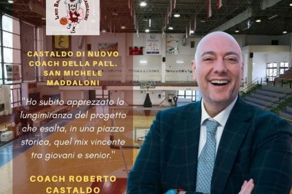 Pallacanestro San Michele Maddaloni, Roberto Castaldo nuovo coach della C Silver