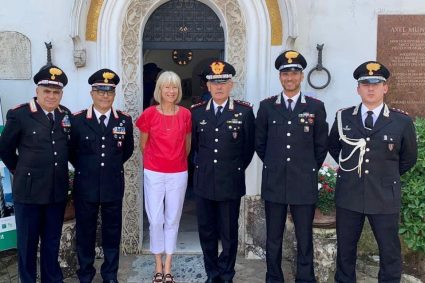 Capri e Anacapri: visita del gen. Andrea Rispoli, Comandante Interregionale Carabinieri “Ogaden”
