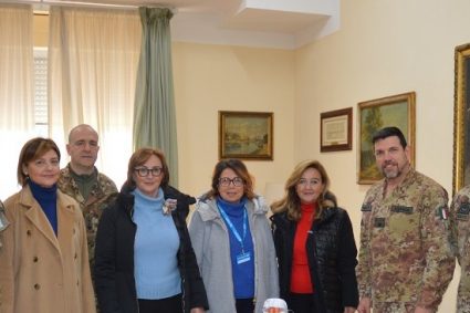 L’Unicef di Caserta visita l’organizzazione penitenziaria militare nella caserma “Ezio Andolfato”
